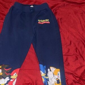 Sonic The Hedgehog Navy Blue Kids Sweatpants
